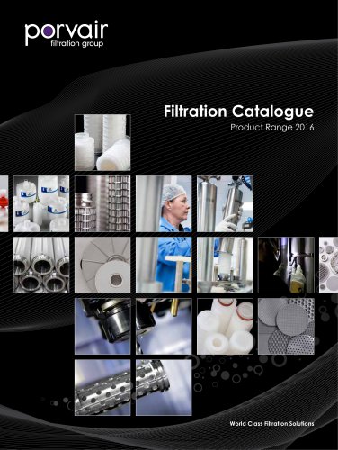 Filtration  Catalogue