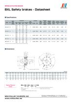 BXL Model datasheet