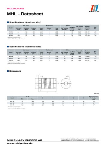 MHL Datasheet