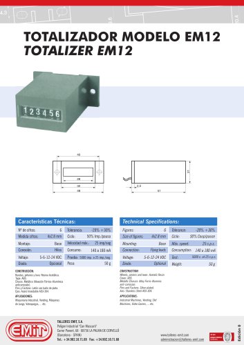 TOTALIZER EM12