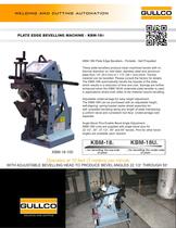 Metal Plate Bevelling Machine - KBM-18