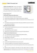 C180M Air Permeability Tester for cigarette papers, filter plug wrap, filter joining paper and materials with an oriented permeable zone