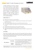 headspace Gas Anaylyzer for larger vials