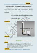 Labthink XLW (PC) Tensile Tester can be used for Penetration Test for Rubber Stoppers