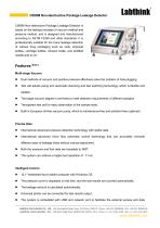 Non-destructive packaging leak test for flexible packages