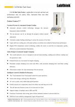 Sachets packaging heat seal strength tests