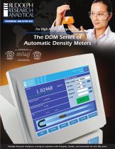 The DDM Series of Automatic Density Meters