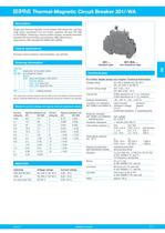 Thermal-Magnetic Circuit Breaker 201/-WA