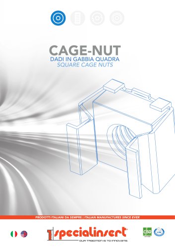 CAGE-NUT - Square cage-nuts