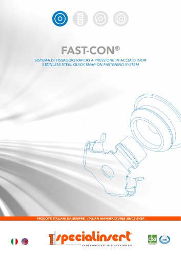 FAST-CON® -  Stainless steel quick snap-on fastening system