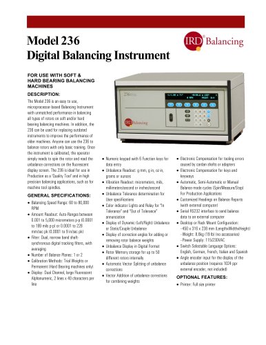 236 Balancing Instrument