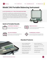 Model 246 Portable Balancing Instrument