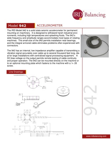 Model 942 ACCELEROMETER