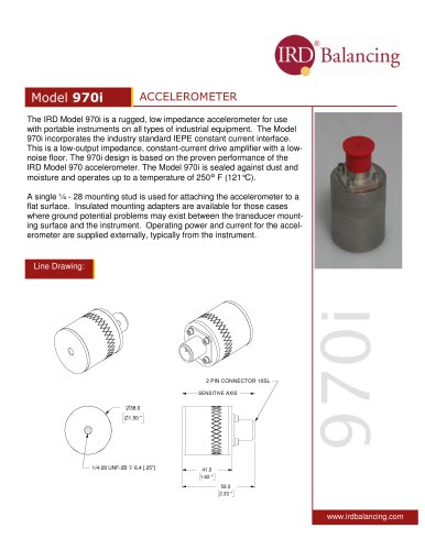 Model 970i ACCELEROMETER