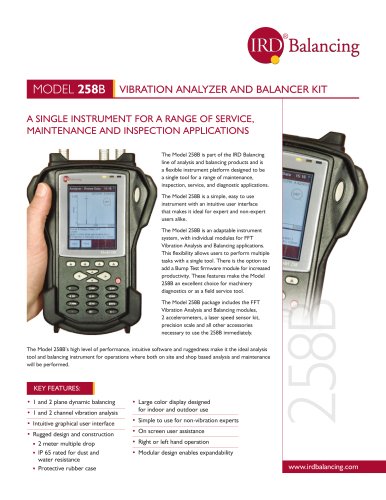 VIBRATION ANALYZER AND BALANCER KIT