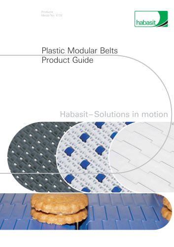 Habasit Modular Belts Product Guide (4178)