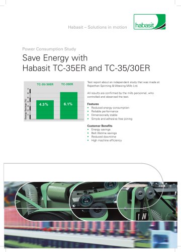 "Save Energy with TC-35ER and TC-35/30 ER"