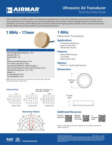 1 MHz - 17 mm