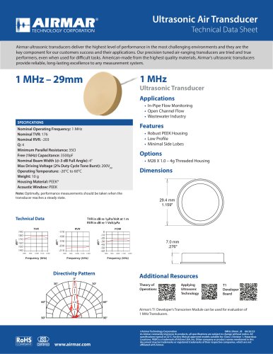 1 MHz - 29 mm