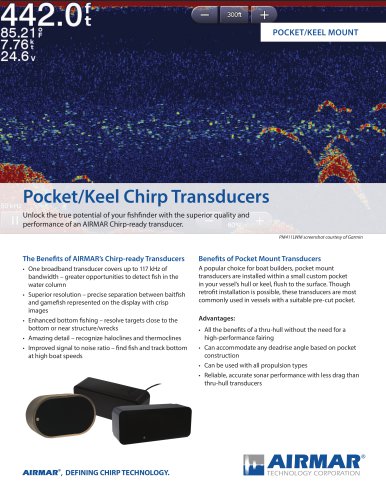 Pocket/Keel Chirp Transducers