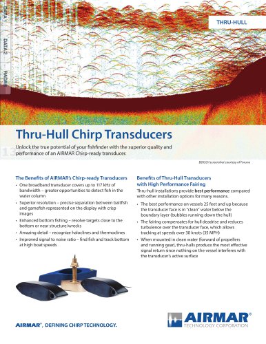 Thru-Hull Chirp Transducers