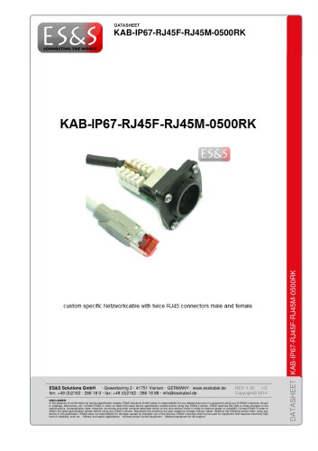 KAB-IP67-RJ45F-RJ45M-0500RK Data Sheet