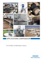 Applications Compendium for the water and wastewater Industry
