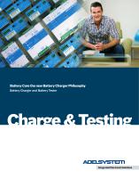 BATTERY CHARGER and TESTER Catalogue