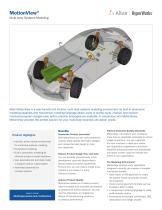 MotionView®  Multi-body Systems Modeling Benefits