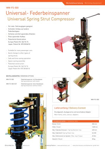 Universal Spring Strut Compressor