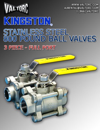 KINGSTON PERFORMANCE BALL VALVE