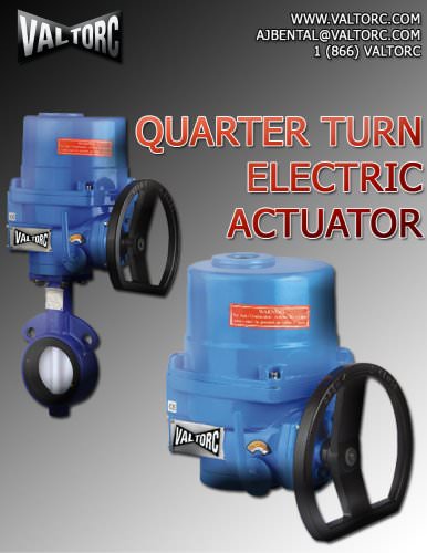 quarter turn valve actuator