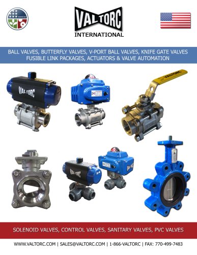 VALTORC PRODUCT OVERVIEW CATALOG