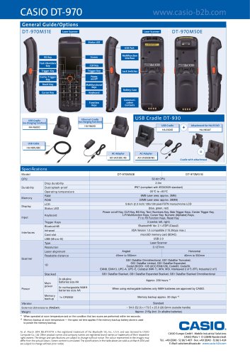 CASIO DT-970