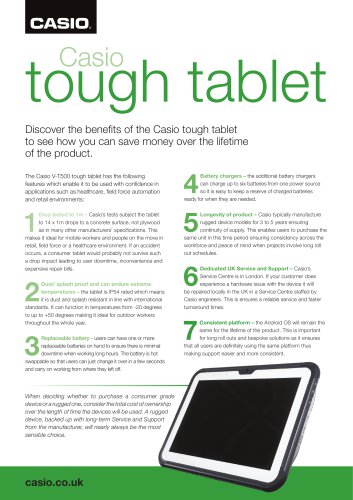 Casio Tough Tablet