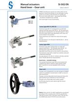 Manual actuators