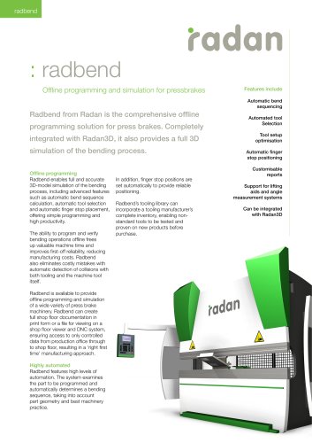 RADAN Radbend