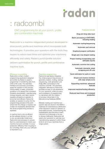 RADAN Radcombi