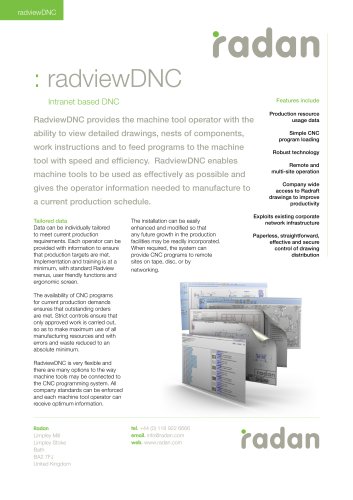 RADAN Radview DNC