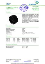 3.7 mm f/1.3 - Athermalized Infrared Lens