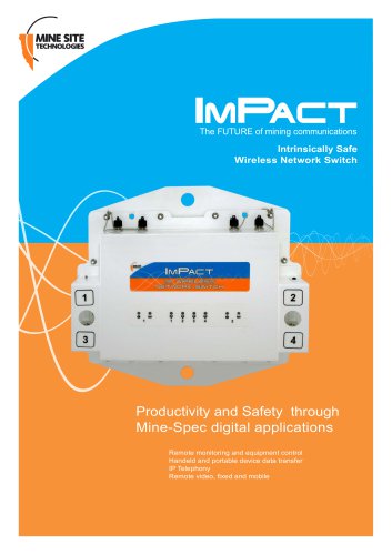 ImPact Intrinsically Safe Wireless Network Switch (NS40)