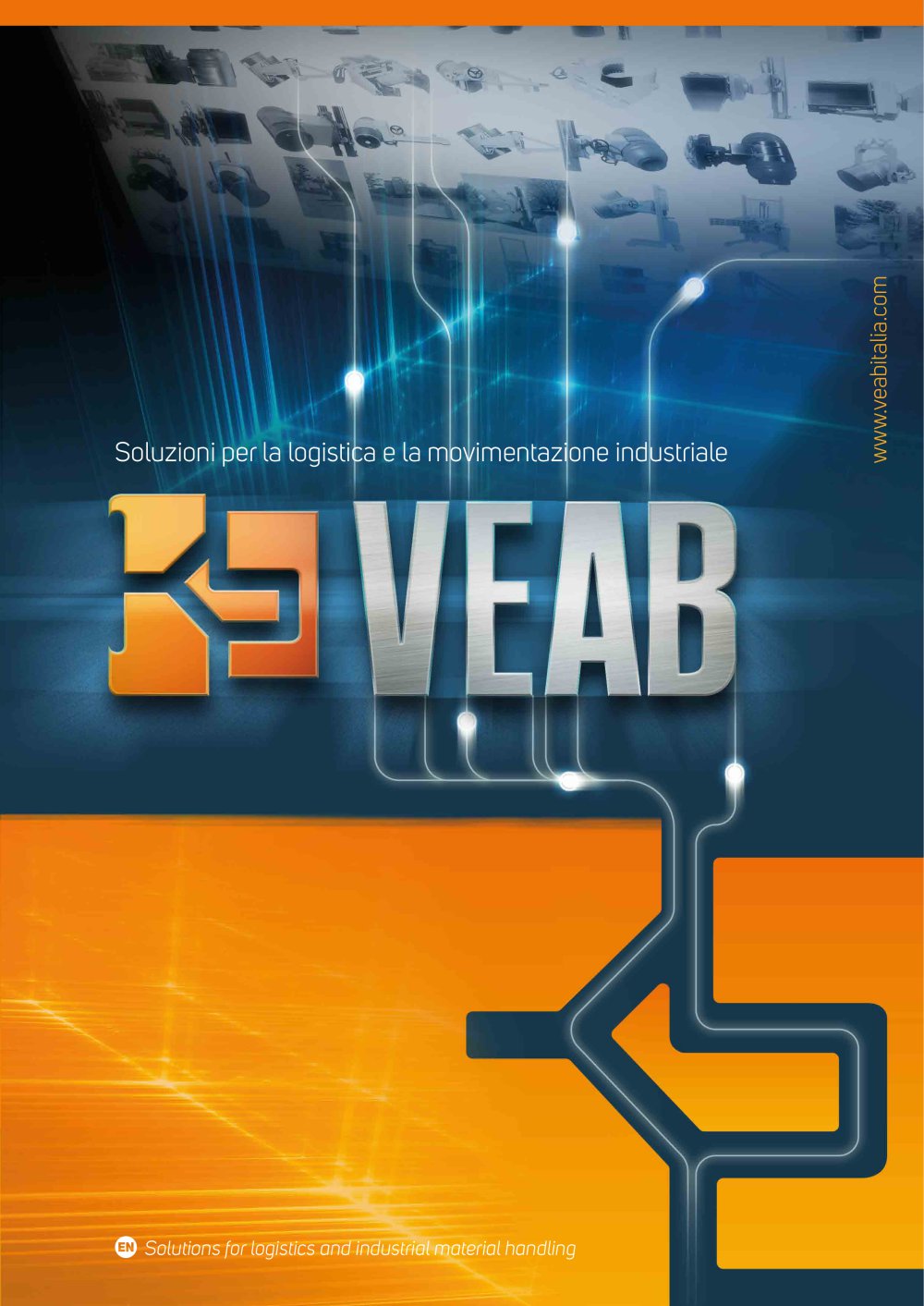 Electric trolley for drums - VEAB