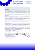 METAL SEPARATOR BY INDUCTIVE DETECTION AND BLOWING 