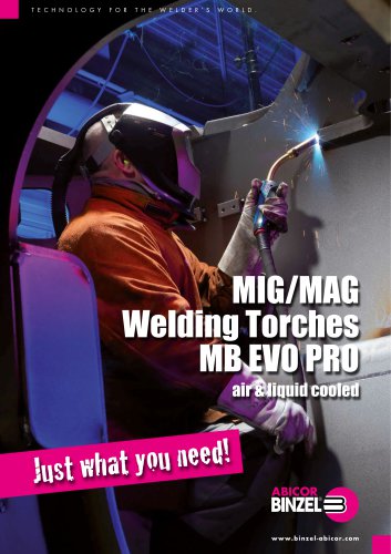 MIG/MAG Welding Torches MB EVO PRO