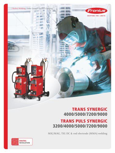 TransSynergic / TransPuls Synergic 3200 / 4000 / 5000 / 7200 / 9000