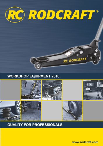 WORKSHOP EQUIPEMENT 2016