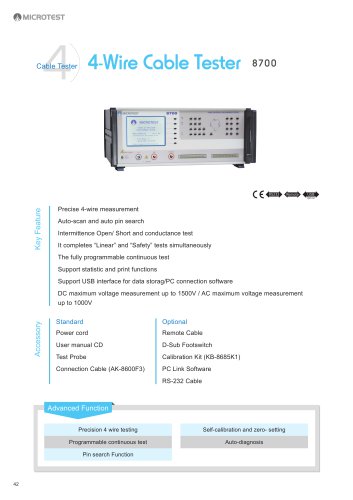 4-Wire Cable Tester_8700