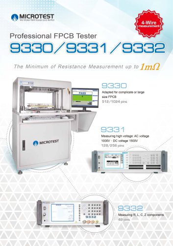 9330/9331/9332 - Professional FPCB Tester