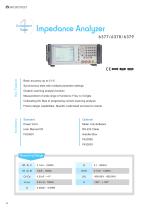 Impedance Analyzer_6377/6378/6379