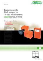 Carbon monoxide NDIR analyzer for "in situ' measurements